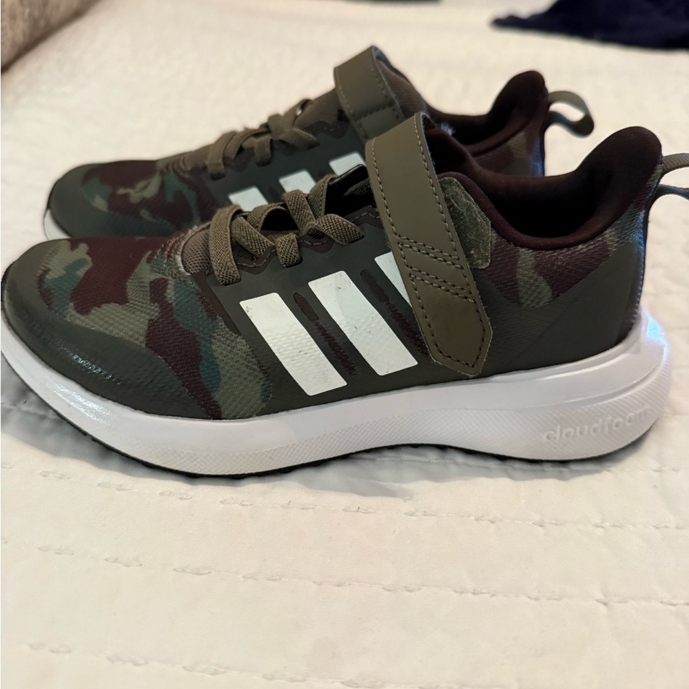 Size 13 Kids Adidas Camo Sneakers